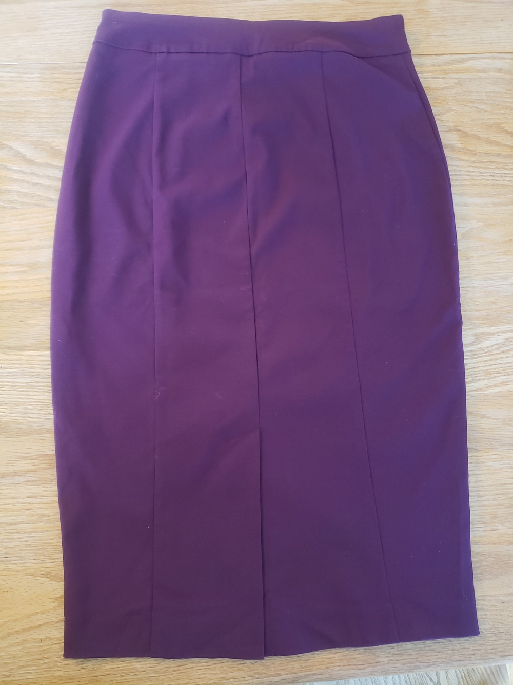 Reitmans Plum Pencil Skirt in Deep Purple